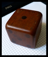 Dice : Dice - 6D - Huge Wood Dice